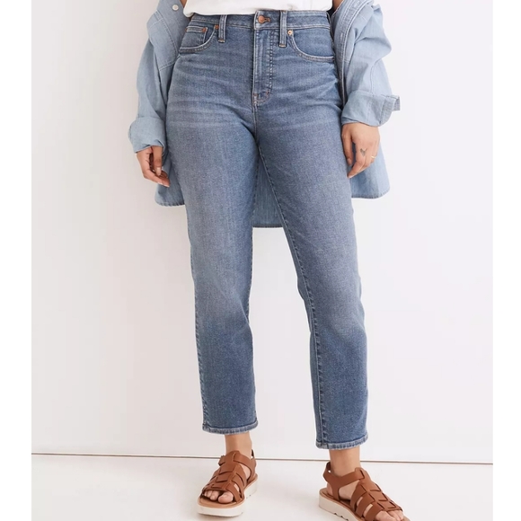 Madewell Tall Curvy Perfect Vintage Jean in Finney Wash Size 23T NWT NEW - Picture 3 of 6